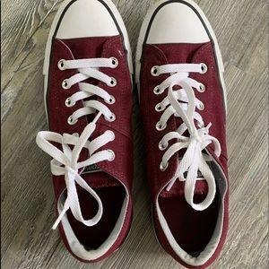 Maroon Converse All Star sneaker women’s size 9